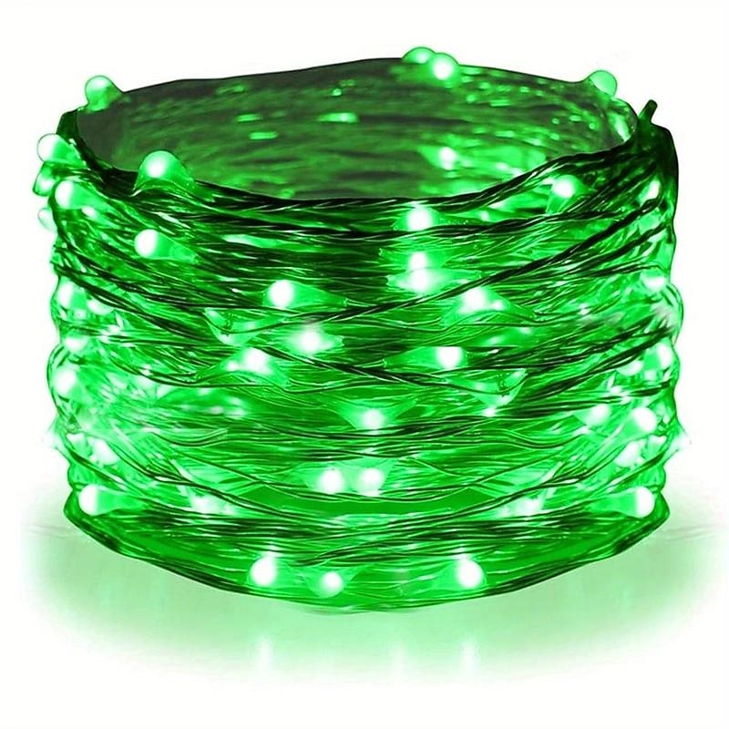 1 pack 50 LED Fairy Lights - 5 Meter, 3AA Battery Powered, Perfect for Christmas, Weddings, Parties, Family Vacations, Gatherings, and More - Always On 2025 - $11.49 –P10
