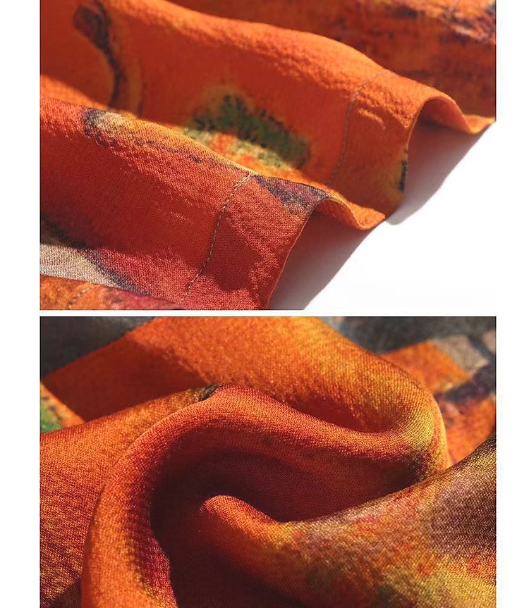 Naisten Tpaitamekko Väljä mekko Poltettu oranssi mekko Pitkä mekko Maxi mekko Oranssi Apila Lyhythihainen Painettu Painettu Kevät Kesä Tiukka pyöreä kaula-aukko Vintage Päivittäin Loma 2023 M L XL 2025 - $31.99 –P1