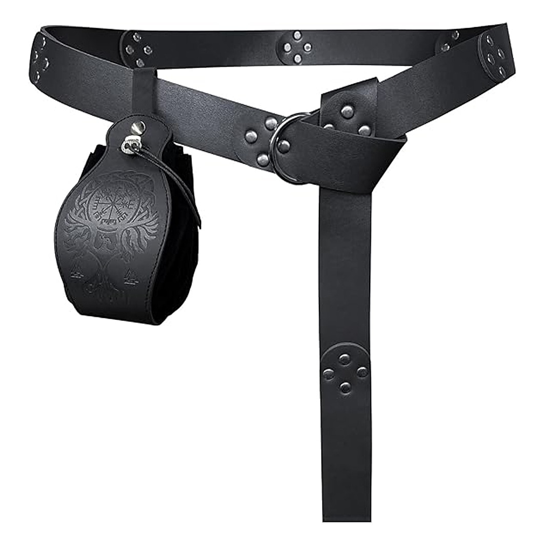 Středověké Renesanční Pásek Viking Maškarní kostým Pánské Dámské Unisex Viking předvečer Všech svatých Karneval Plesová maškaráda Párty LARP Dospělé Pásek Taška Celý rok 2025 - $21.99 –P2
