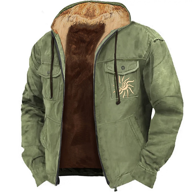 Homme Soleil Imprimés Photos Sweat à capuche Sweats à Capuche Sweat-shirt Sweat à capuche zippé manche longue Sweat à capuche Capuche du quotidien 3D effet Vacances Sortie Brun claire Bleu Multi de 2025 ? $40.99 –P5