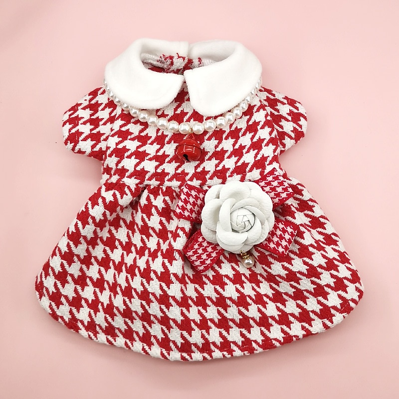 Hund Katze Kleid Mode Niedlich Winter Weich Waschbar Bequem Outdoor Party Hundebekleidung for Bichon Frise Pudel Zwergspitz Baby Haustier Papillon 2025 - $26.99 –P8