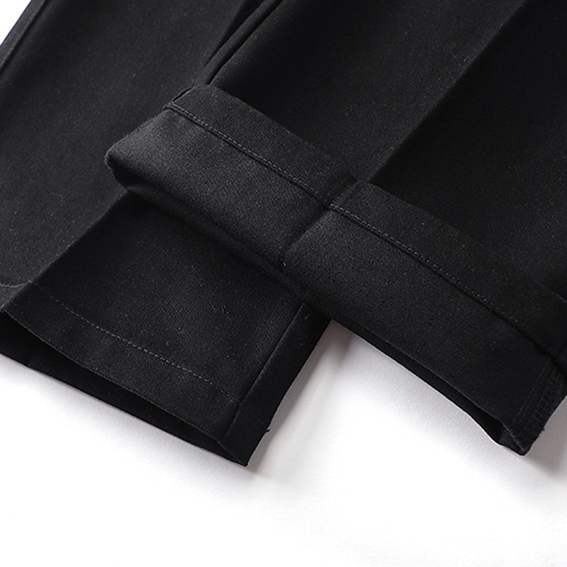 Per uomo Pantaloni Chino Pantaloni chino Tasche Liscio Comfort Traspirante Esterno Giornaliero Per uscire Di tendenza Informale Nero Cachi del 2025 a $32.99 –P7