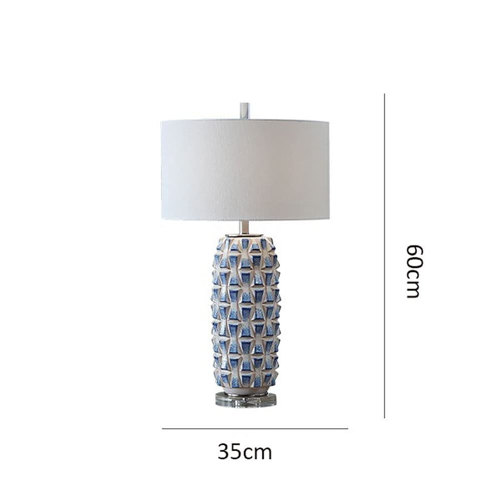 lampada da tavolo lampade da comodino in ceramica con paralume in tessuto e base in vetro lampade da comodino semplicità retrò per home office bar ristorante lampada da comodino lampada da tavolo del 2025 a $693.79 –P5