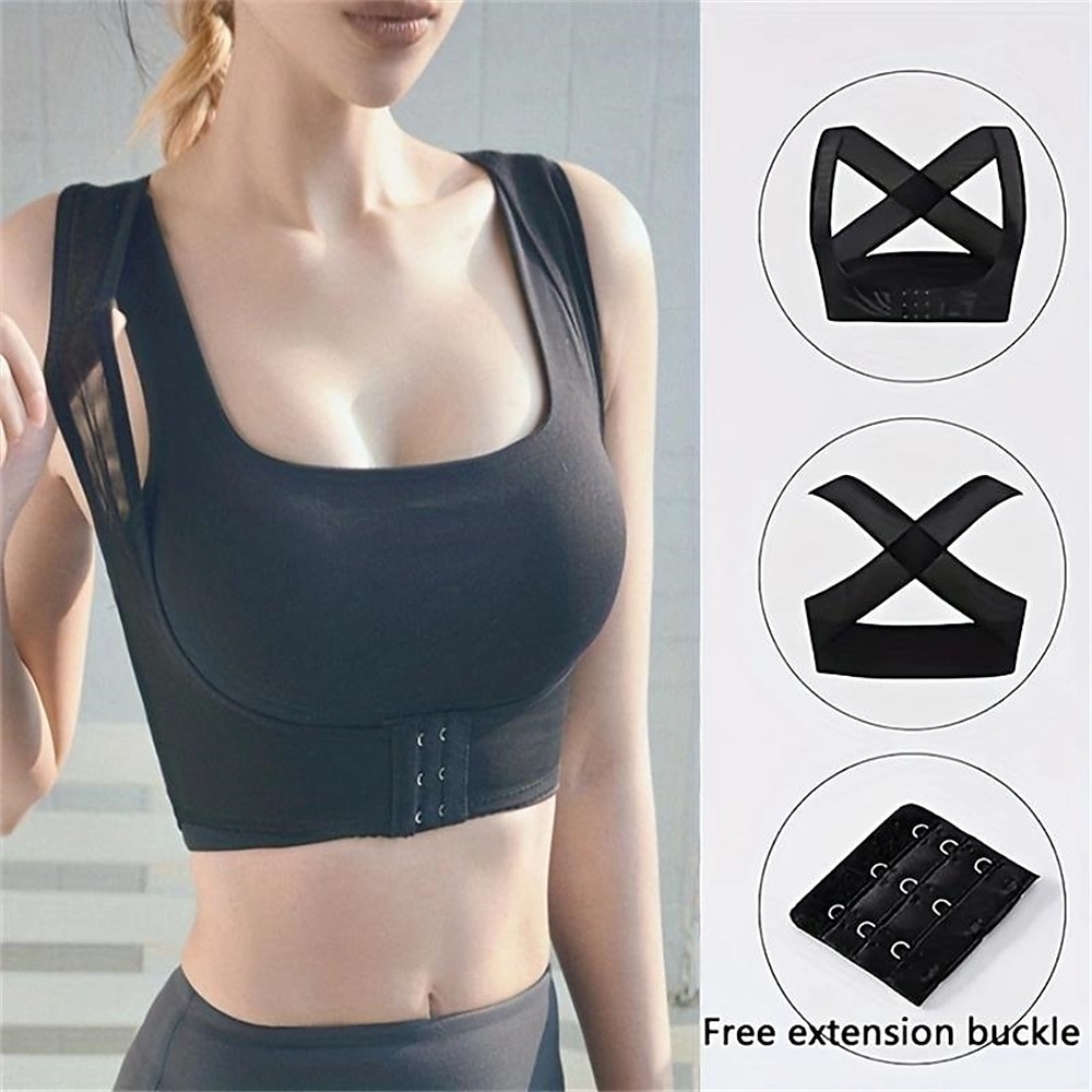 Women's Posture Corrector Back Support Belt - Adjustable Shoulder Brace for Chest Lift and X-Shaped Hunchback Correction - Straighten Your Spine and Improve Your Health 2025 - $8.49 –P2