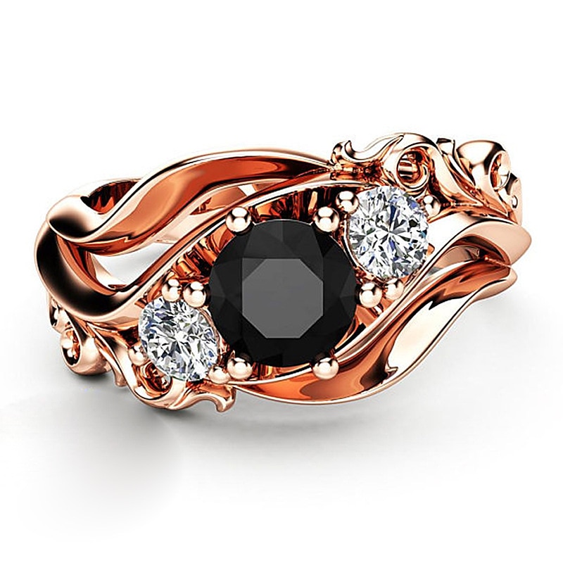 Ring Party Klassisch Roségold Kupfer Einfach Elegant 1 Stück  Damen  Hochzeit  Geschenk um zu beeindrucken 2025 - $7.99 –P1