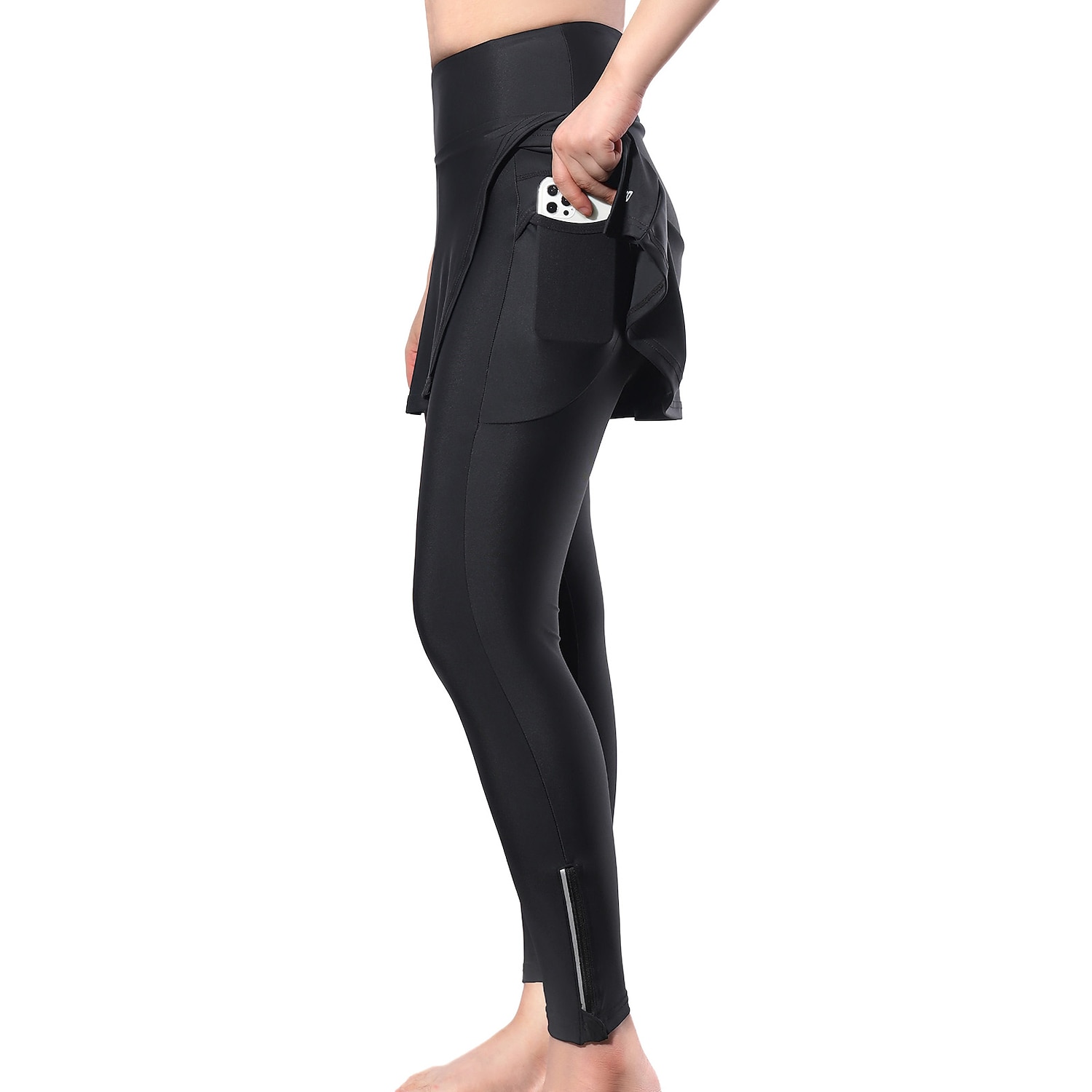 Arsuxeo Per donna Tinta unica Calzamaglia da ciclismo Gonna pantalone da ciclismo Pantaloni da bici Bicicletta Collant Leggings Vestibilità aderente Mountain Bike MTB Ciclismo su strada Gli sport del 2026 a $42.99 –P3