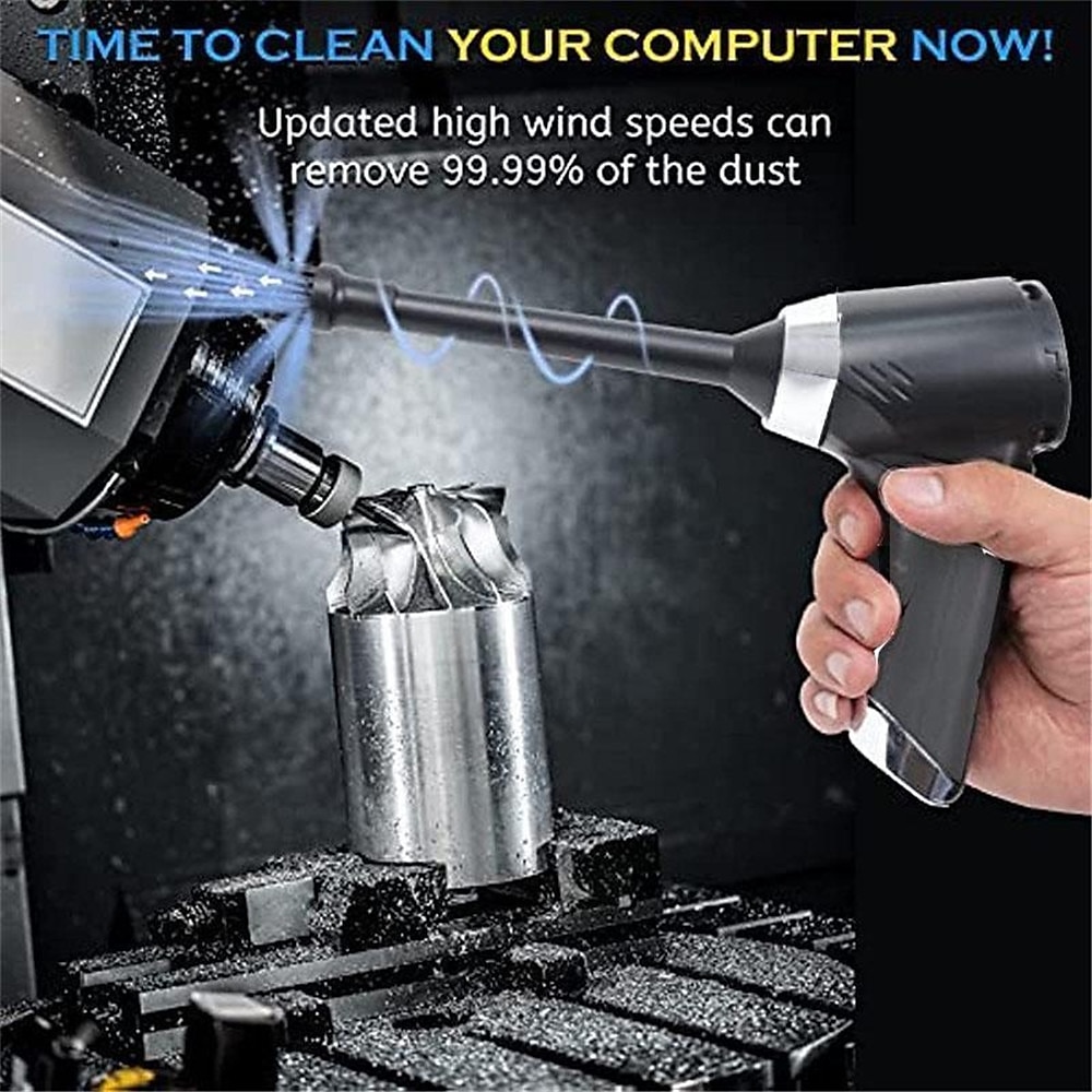 120000PA Wireless Powerful Car Vacuum Cleaner Brushless Motor 2 Gear Power Adjustment Multifunction Cleaning Machine Car Accessories Home Auto Cordless Cleaner Home Appliance for Car Home 2026 - $52.99 –P9
