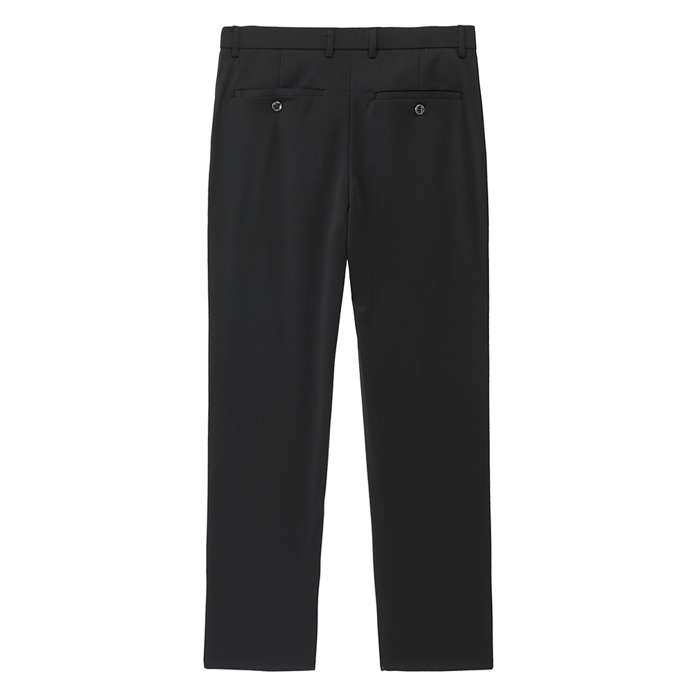 Men's Dress Pants Trousers Slacks Flat Front Pants Suit Pants Straight Leg Geometry Stretch No-Iron Formal Wedding Business Classic Style Casual Black Royal Blue High Waist Stretchy 2025 - $20.99 –P2