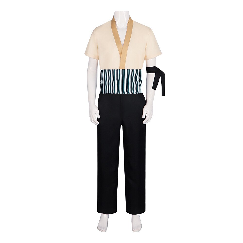 Ocean Adventurer Roronoa Zoro Straw Hat Pirate Anime Cosplay Suits Kimono Halloween Carnival Top Pants Earrings For Men's Women's Adults' 2026 - $53.99 –P2