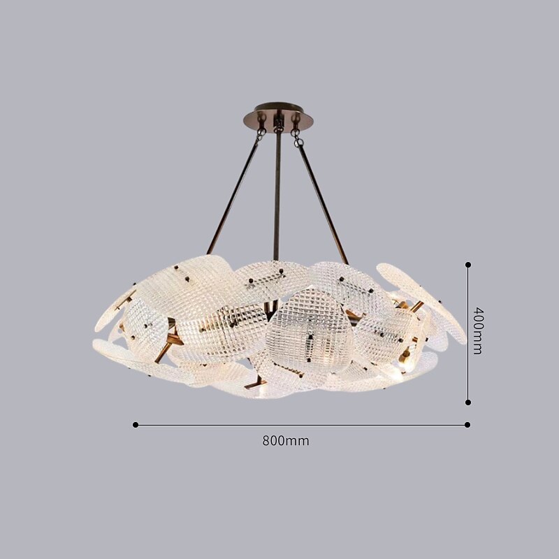 LED Pendant Light 10 Lights 60/80/83cm Cluster Design Sputnik Design Chandeliers for Dining Room Bedroom Pendant Lamps 110-240V 2025 - $1135.09 –P7