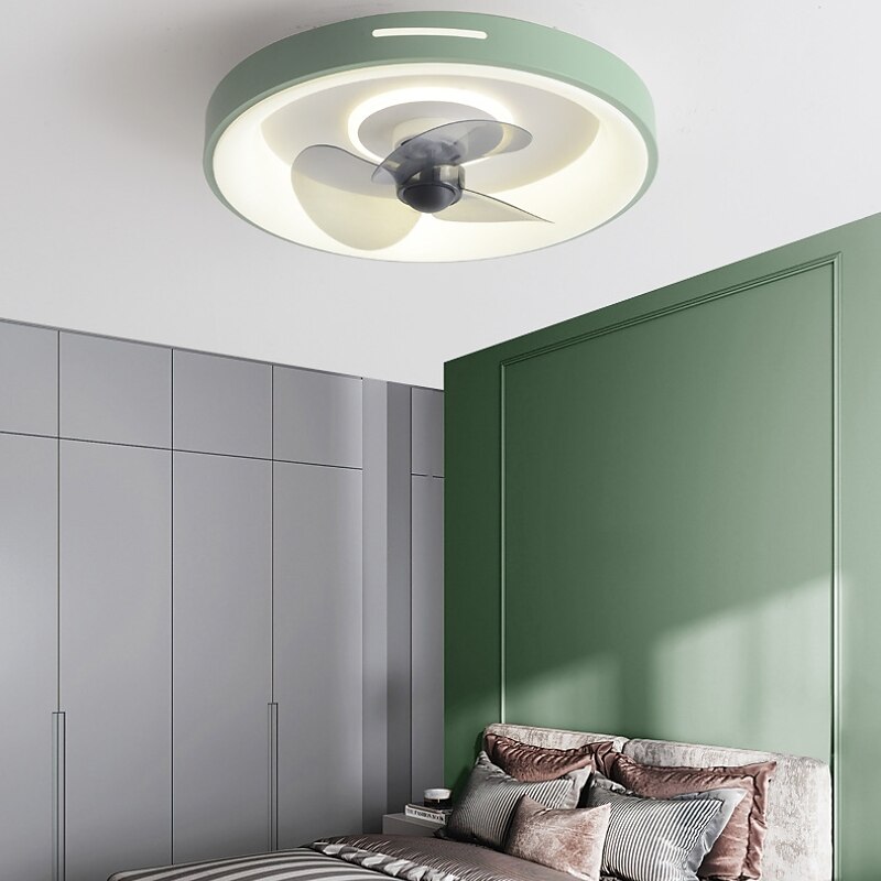Deckenventilator mit Licht, dimmbar, 48 cm, Macaron, mehrfarbig, 360-Grad-Kopfschütteln, 6 Windgeschwindigkeiten, moderner Deckenventilator für Schlafzimmer, Wohnzimmer, ca & Fernbedienung 110-240V 2025 - $331.09 –P9