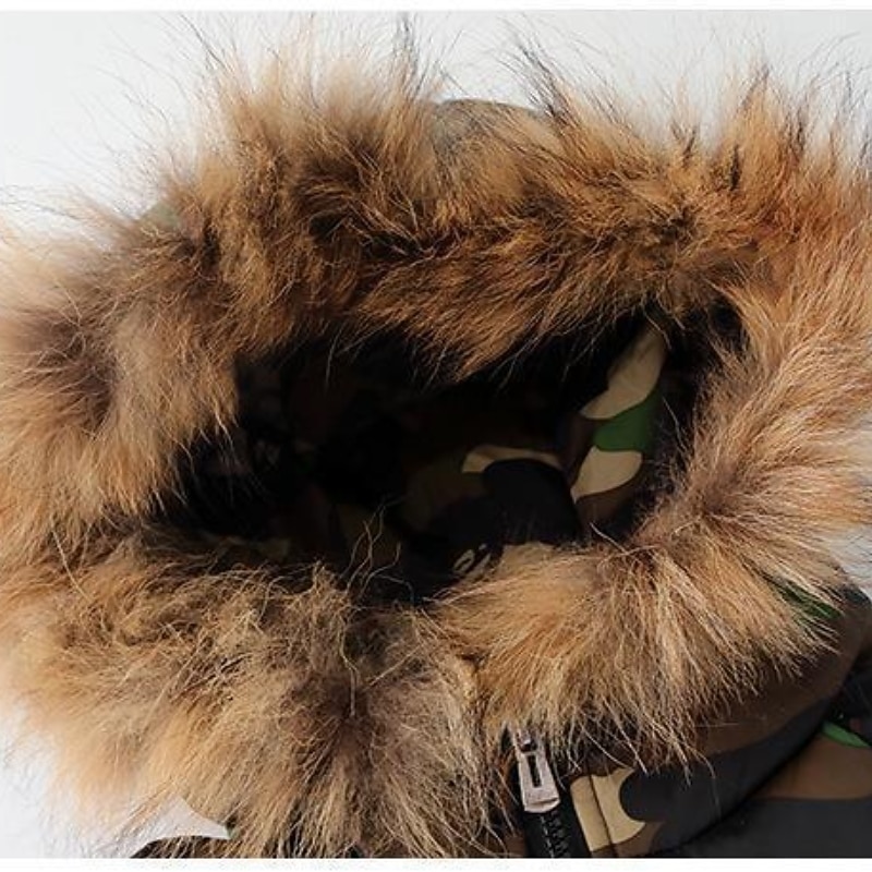 Barn Pojkar Ner Hoodiejacka Ytterkläder Pufferjacka för barn Ensfärgat Långärmad Dragkedja Täcka Ledigt Bomull Förtjusande Dagligen Svart Armégrön Vår Höst 7-13 år 2025 - $44.99 –P6