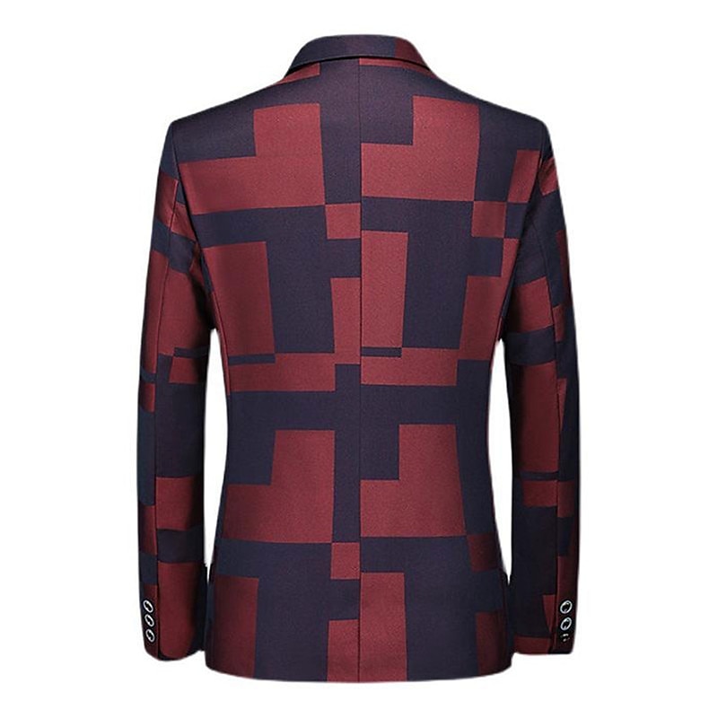 Per uomo Plaid Manica Lunga Collo ripiegato Vintage Affari Lavoro Abbigliamento da lavoro Uscire Bottoni Stampato del 2026 a $75.99 –P1