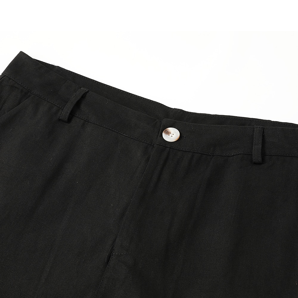 Ανδρικά Σορτσάκια Σορτς Chino Σορτς των Βερμούδων Σορτς εργασίας Τσέπη Σκέτο Άνεση Αναπνέει σύντομο Καθημερινά Στυλάτο Καθημερινό Μαύρο Λευκό Μικροελαστικό 2026 - $24.99 –P3