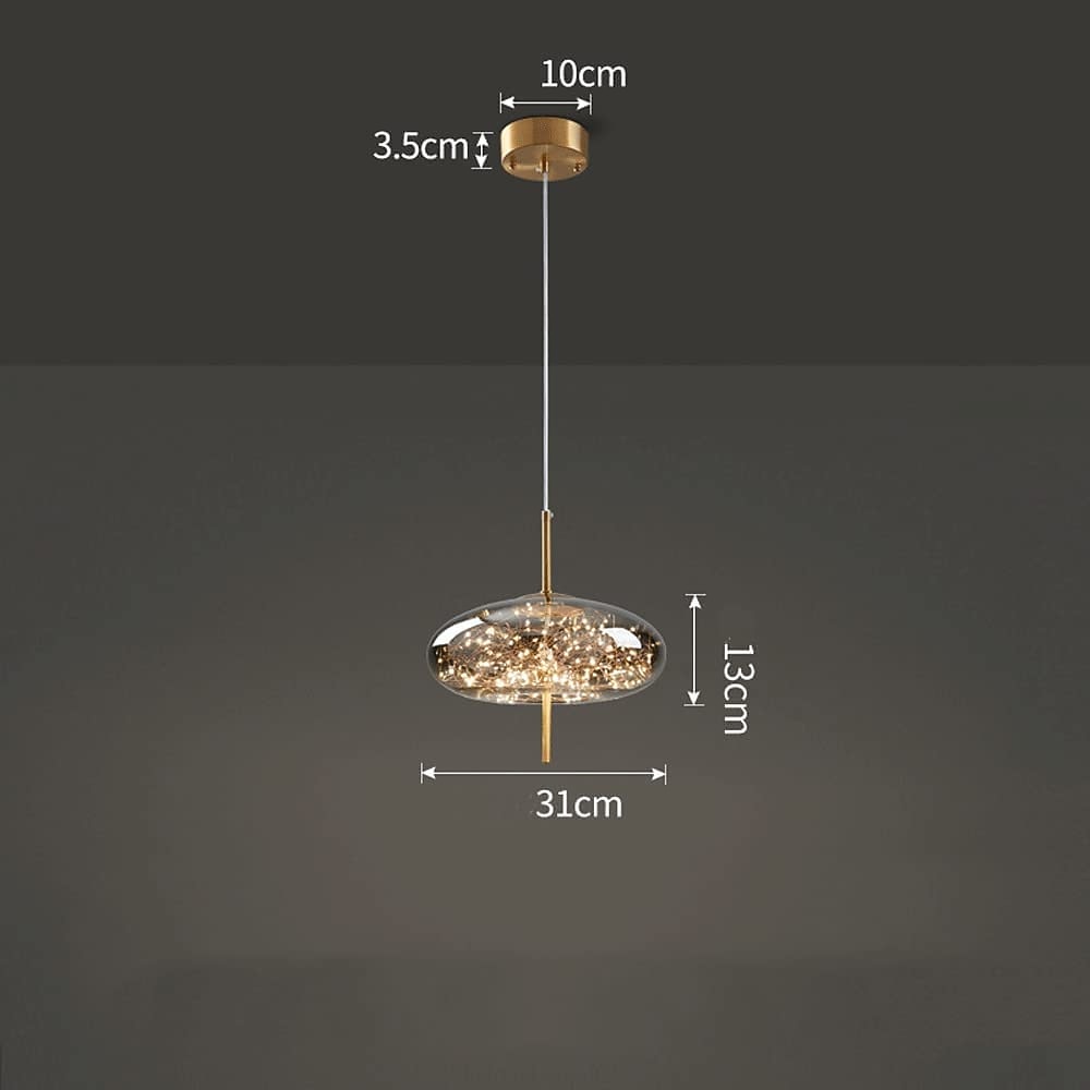 Żyrandol z kryształkami gipsowymi, metalowy, led, globle design, lampa wisząca, nordycki, luksusowy, nowoczesny, kreatywny, wiszący bar, sypialnia, lampka nocna, gabinet, lampa wisząca 2026 - $148.99 –P8
