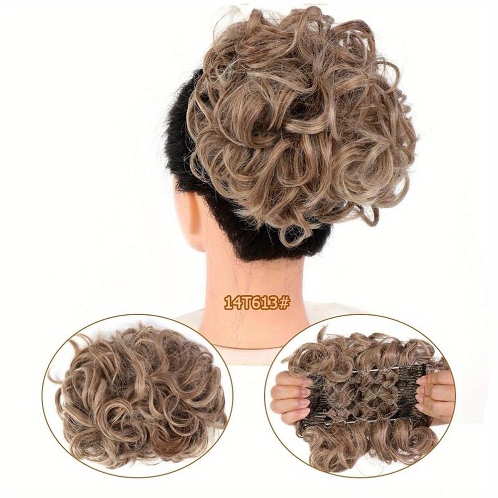 Chignon Chignon A cordoncino Capelli sintetici Pezzo di capelli Estensione capelli Liscio Feste Giornaliero Serata e festa A1 A2 A3 del 2025 a $11.99 –P9