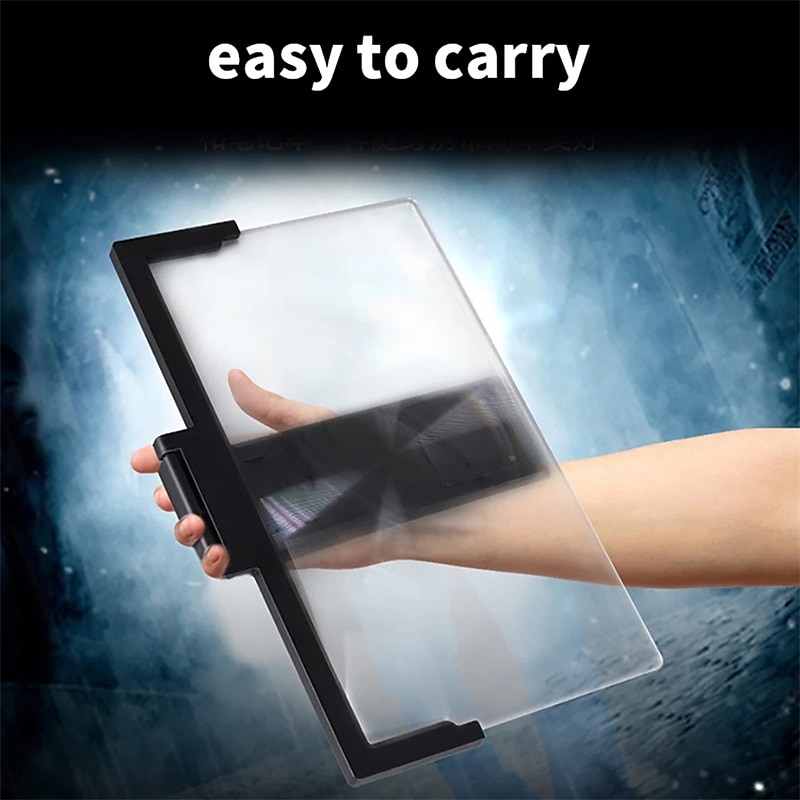 Новинка 2023, 14-дюймовый/7,5-дюймовый экран мобильного телефона, лупа с плоским экраном, 3d HD, радиационная защита, увеличительное стекло, держатель для мобильного телефона 2026 - $18.99 –P11