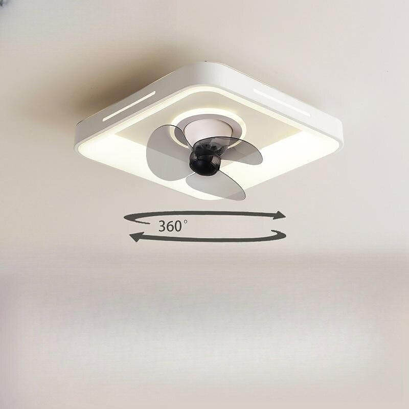 Deckenventilator mit Licht, dimmbar, 48 cm, Macaron, mehrfarbig, 360-Grad-Kopfschütteln, 6 Windgeschwindigkeiten, moderner Deckenventilator für Schlafzimmer, Wohnzimmer, ca & Fernbedienung 110-240V 2025 - $331.09 –P10
