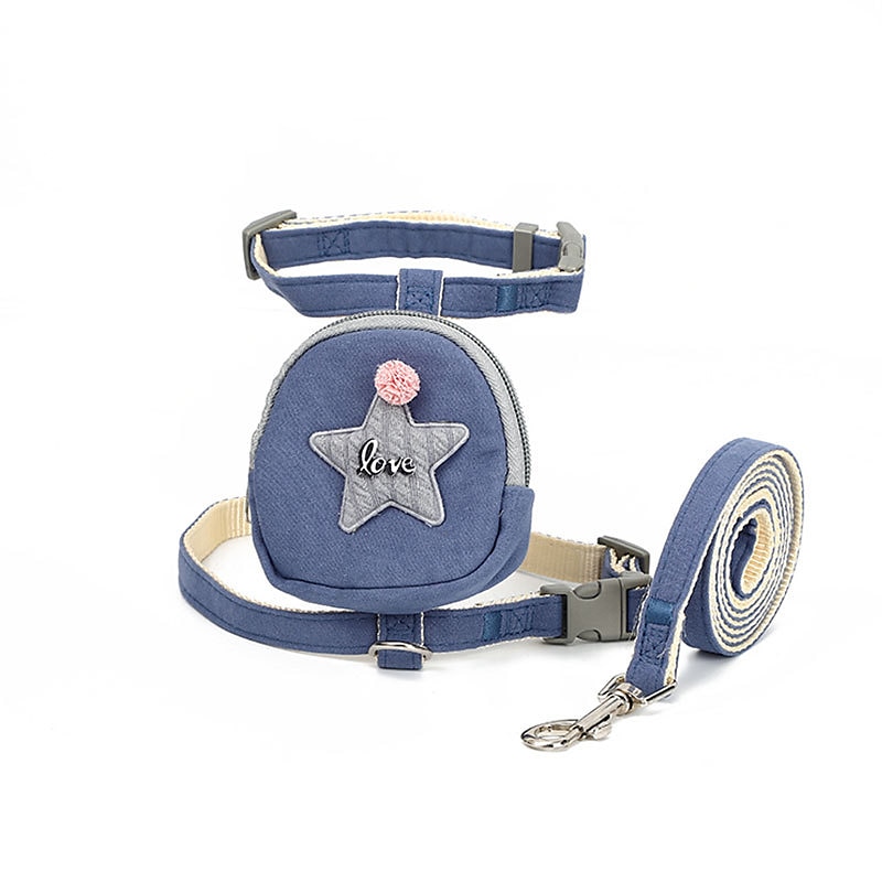 Chien Chat Harnais Laisses Ajustable Portable Durable Extérieur Marche de 2025 ? $15.49 –P2