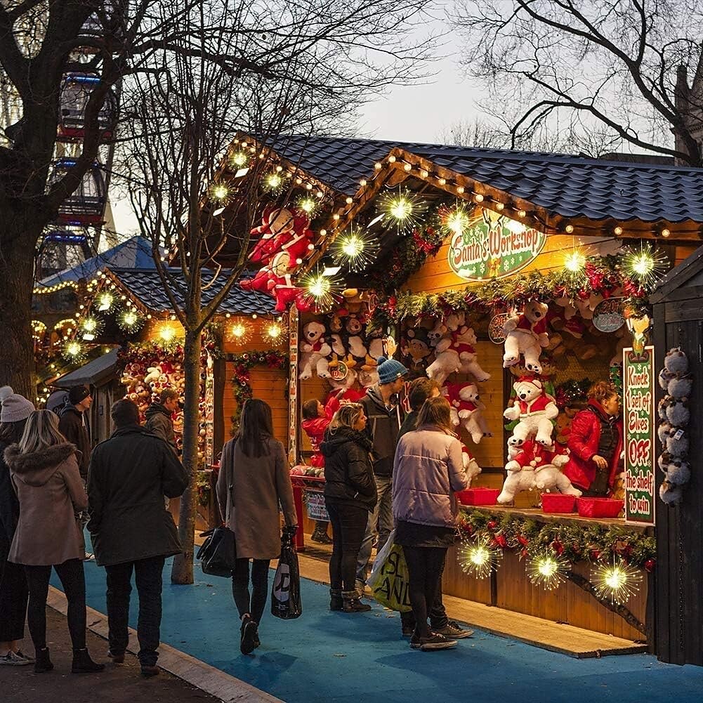 0,3 m Guirlandes Lumineuses Lumières étoilées de Noël 90/120/150/180/200 LED EL Blanc Chaud Blanc Froid Bleu Feu d'artifice / Lumières étoilées Mariage Décoration de Noël Patio 5 V de 2025 ? $32.99 –P11