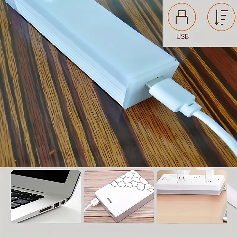0,5 m Vaste LED-lichtbalken - LEDs EL Warm wit Wit Clusterlichten Voor Binnen USB Voeding Via USB 2025 - $8.49 –P1