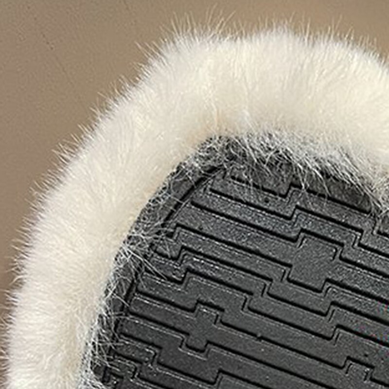 fuzzy pantofle z paměťové pěny útulné plyšové domácí pantofle nadýchané chlupaté domácí boty s otevřenou špičkou vnitřní venkovní skluzavka pantofle 2025 - $28.99 –P15