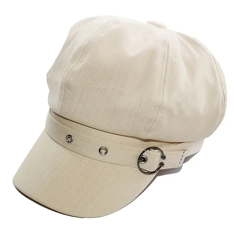 قبعة موزع الصحف الكلاسيكية بلون واحد قبعات بيريه أنيقة قبعة كلاسيكية على الطراز البريطاني قبعات مثمنة للنساء والفتيات 2026 - $24.99 –P6