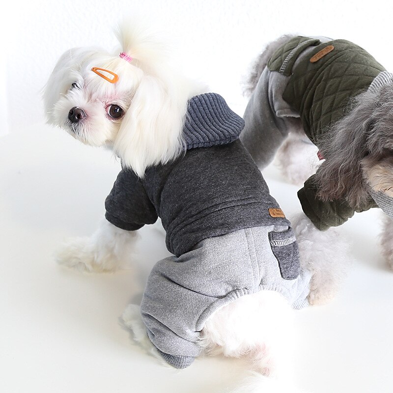 Dog Cat Jumpsuit Fashion Ordinary Winter Soft Washable Comfortable Outdoor Casual Daily Dog Clothing for Bichon Frise Poodle Pomeranian Baby Pet Papillon 2025 - $30.99 –P3