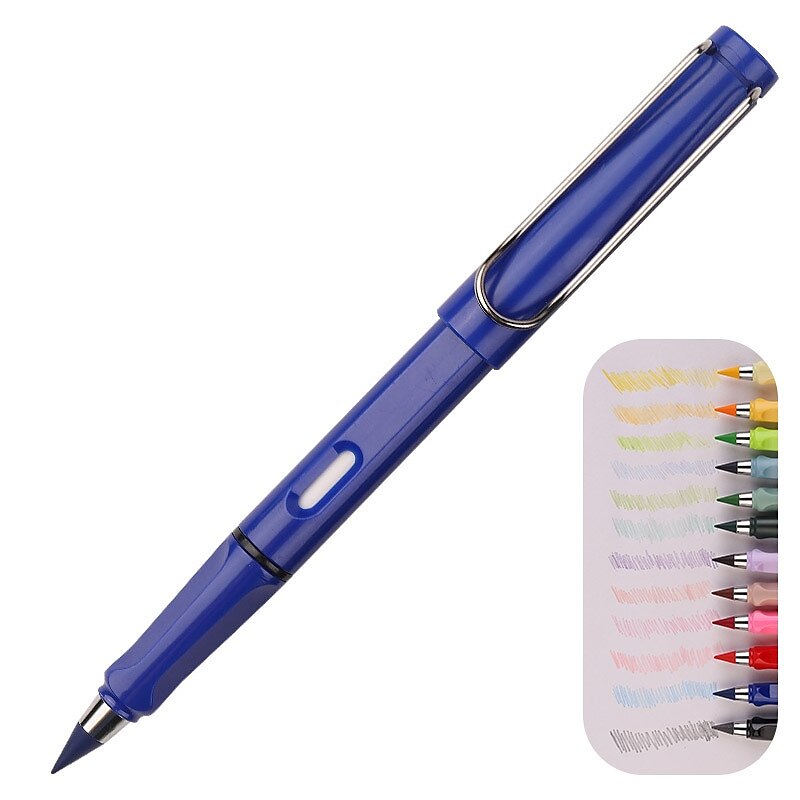 1 matita colorata - combinazione di colori elegante e classica - matite magiche con penna in metallo senza inchiostro da 0,5 mm per opere d'arte eterne, regali di Halloween, Ringraziamento e Natale del 2025 a $6.99 –P20
