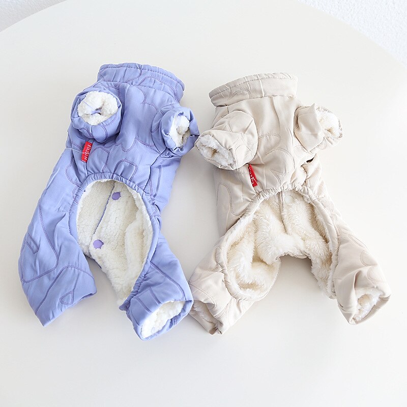 Hunder Katter Frakker Jakke Mote søt stil Vinter Varm Myk Vaskbar Bekvem utendørs Fritid / hverdag Hundeklær for Bichon Frisé Puddel Pommeran ungt kjæledyr Sommerfugl 2025 - $26.99 –P9