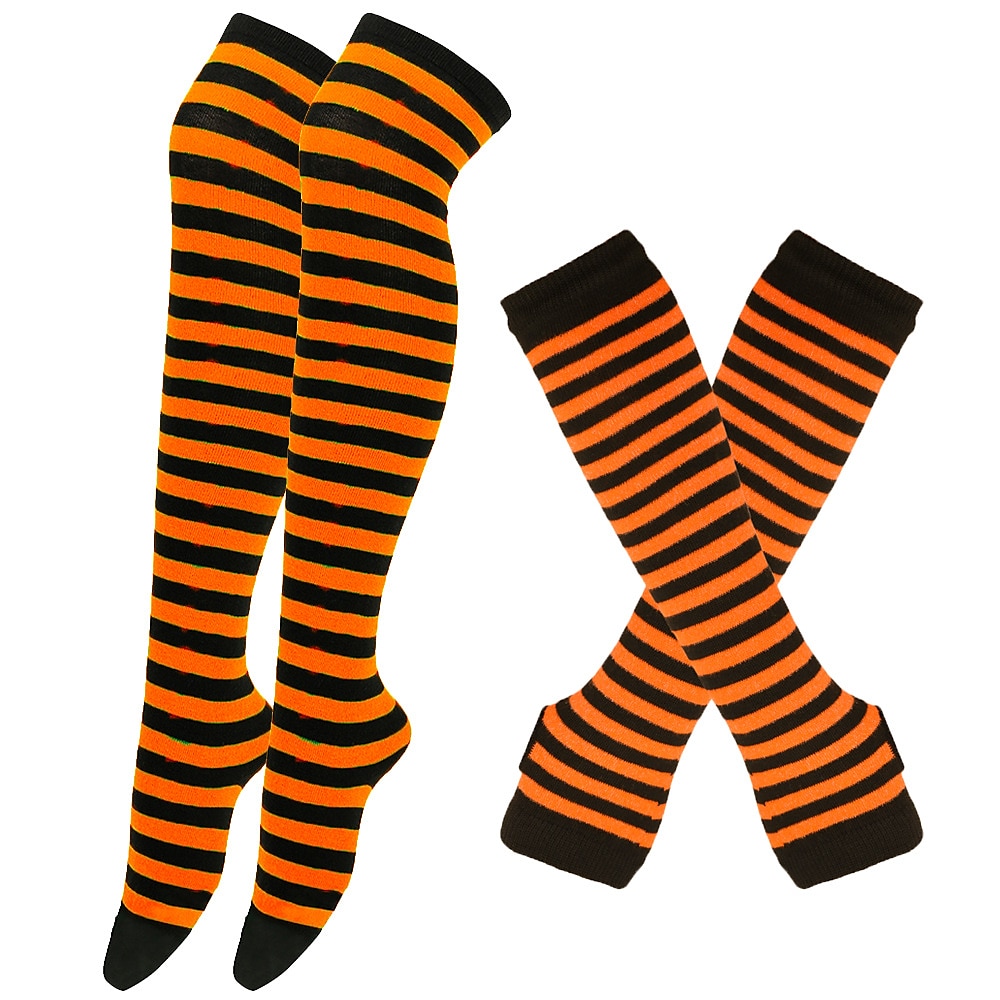 Calcetines hasta rodilla Calcetines de Navidad Mujer Navidad Carnaval Mardi Gras Nochebuena Retro Antiguo Guantes Calcetines 2025 - $15.49 –P22