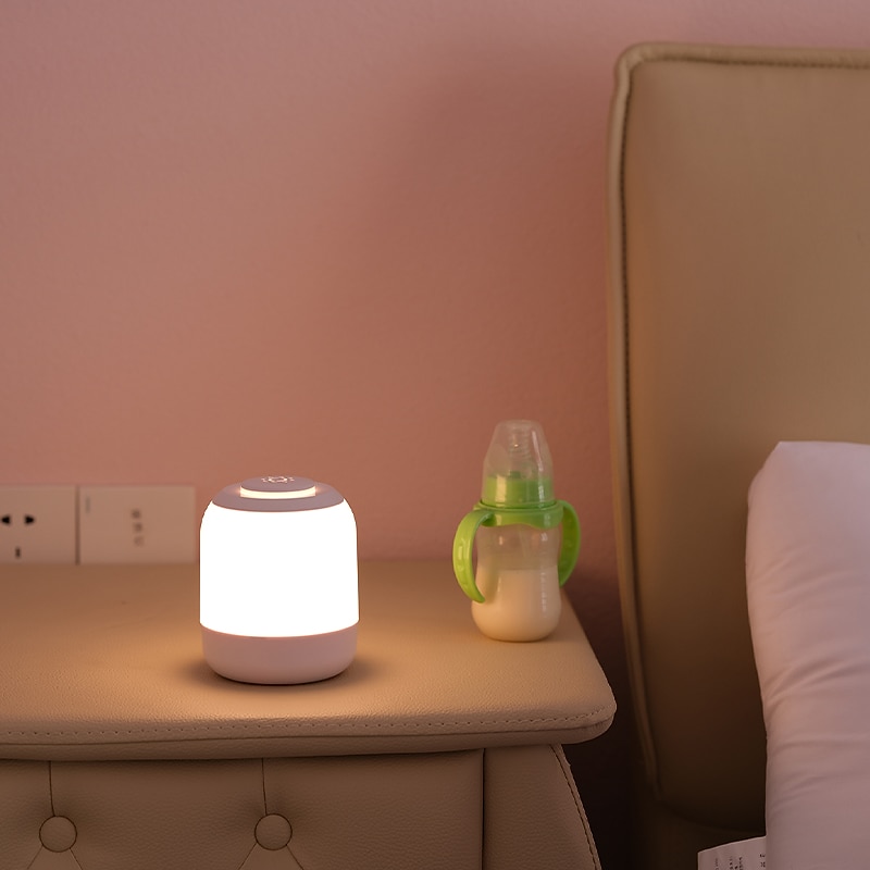 tocco ricaricabile ha condotto la luce notturna alimentazione notturna lampada da comodino atmosfera lampada pat lampada da tavolo dormitorio del 2025 a $28.99 –P5