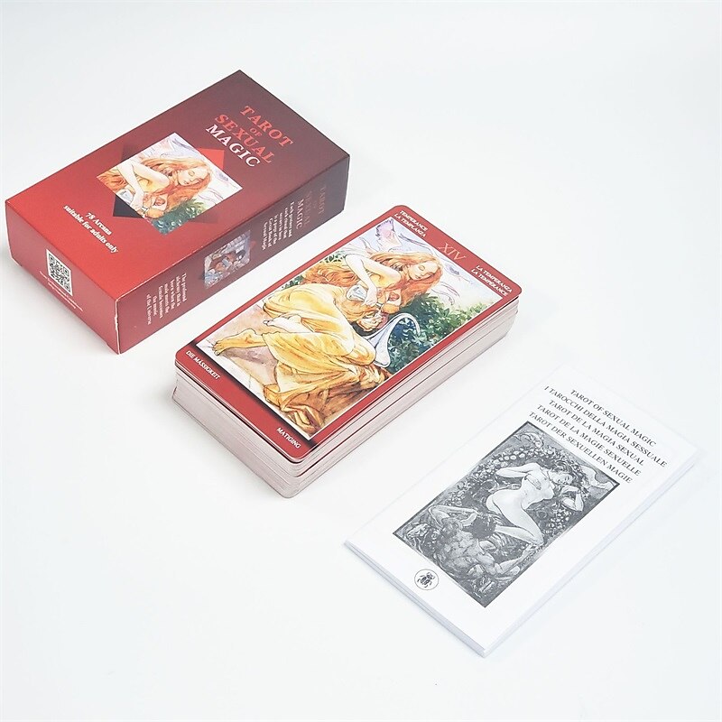 English Tarot 12 * 7 Cm Large Tarot Deck With Paper Instructions 2025 - $16.99 –P2