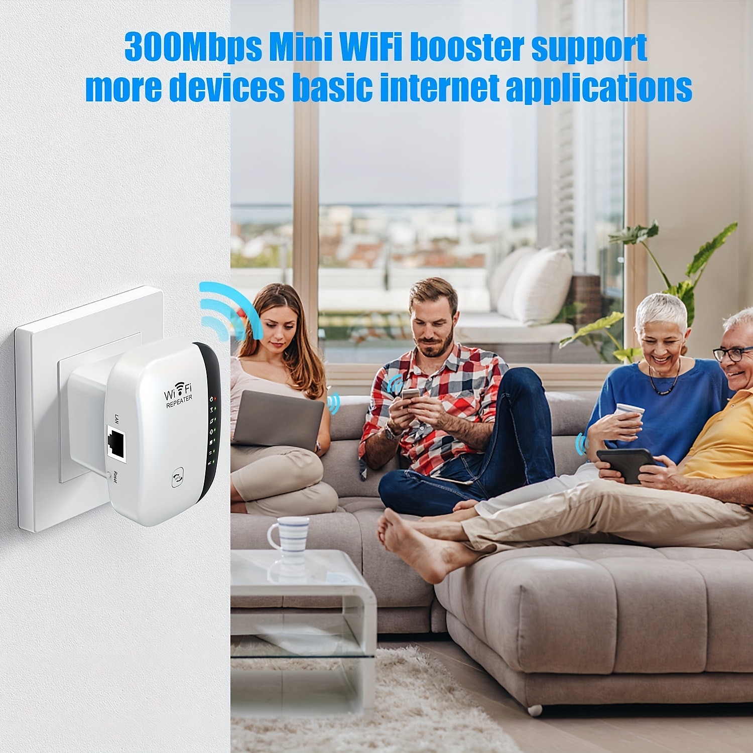 300Mbps WiFi Repeater WiFi Extender Amplifier WiFi Booster Wi Fi Signal 802.11N Long Range Wireless Wi-Fi Repeater Access Point 2025 - $29.99 –P9