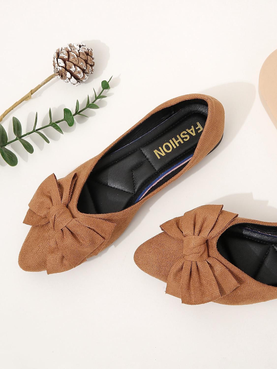 dámské černé ploché špičky s mašlí – elegantní slip-on mokasíny pro dámy, pohodlné boty pro volný čas do práce, kanceláře i na denní nošení 2025 - $26.99 –P11