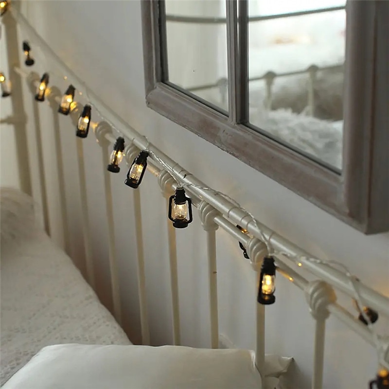 retro led luci della stringa di cherosene 3m 20led aa lampada alimentata a batteria luci della stringaper ghirlanda campeggio festa cortile casa vacanza decorazione di natale illuminazione del 2025 a $17.99 –P15