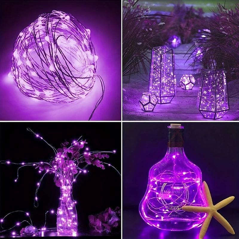1 pack 50 LED Fairy Lights - 5 Meter, 3AA Battery Powered, Perfect for Christmas, Weddings, Parties, Family Vacations, Gatherings, and More - Always On 2025 - $11.49 –P16