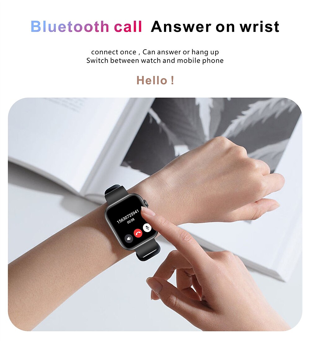 QX7PRO Ceas inteligent 2 inch Uita-te inteligent Bluetooth Pedometru Reamintire Apel Monitor de Activitate Compatibil cu Android iOS Dame Bărbați Standby Lung Telefon Hands-Free Rezistent la apă IP 67 2025 - $29.99 -P4