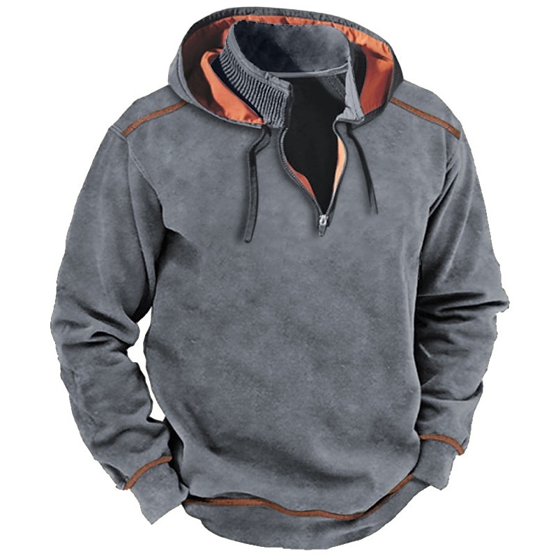 Pánské Kapuce Taktická mikina s kapucí Taktická Černá Armádní zelená Námořnická modř Šedá Kapuce Bez vzoru Sporty a outdoor Denní Dovolená Šik ven Chladný Na běžné nošení Jaro & podzim Oblečení 2025 - $34.99 –P5
