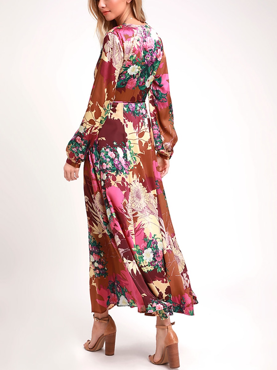 blommig maxiklänning med spets 2026 - ₩159154 –P5