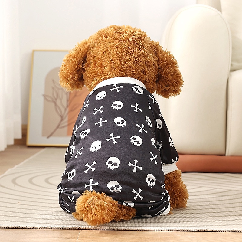 Hunde Katzen Pyjamas Modisch Party Atmungsaktiv Weich Waschbar Komfortabel Party Halloween Casual Festival Hundebekleidung for Bichon Frise Spitz kleines Haustier Schmetterling Small 2025 - $20.99 –P4