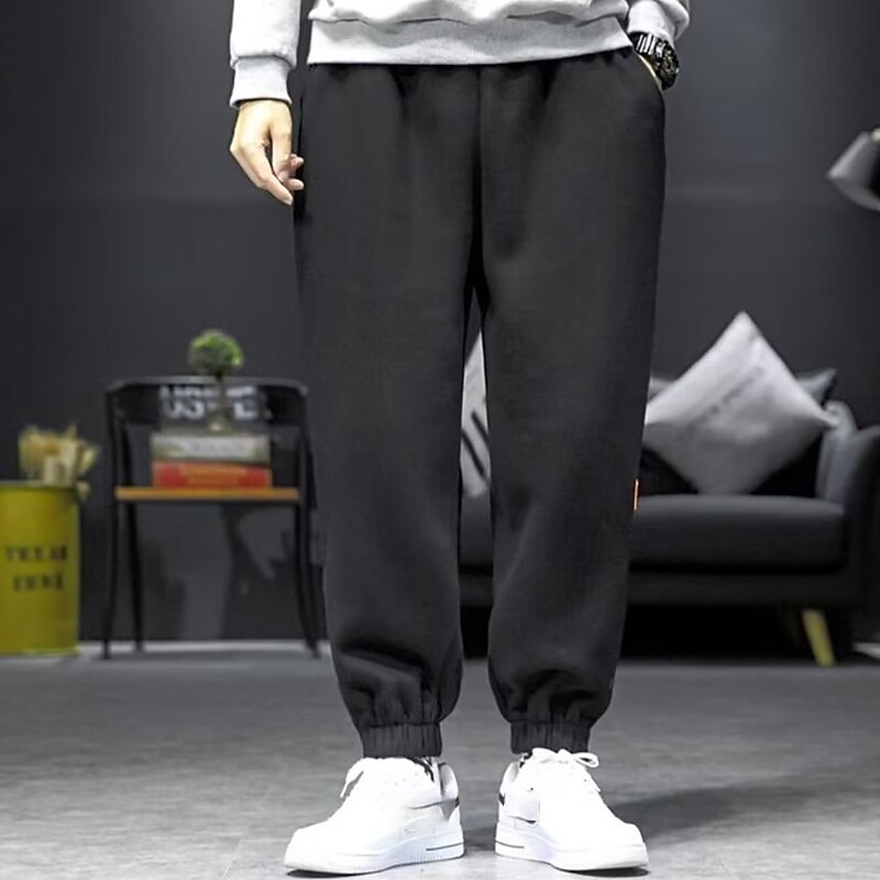Hombre Pantalones de Deporte Pantalón Jogger Pantalones rasgados Pantalones Bolsillo Plano Comodidad Transpirable Exterior Diario Noche Moda Casual Negro Gris 2025 - $16.49 –P6