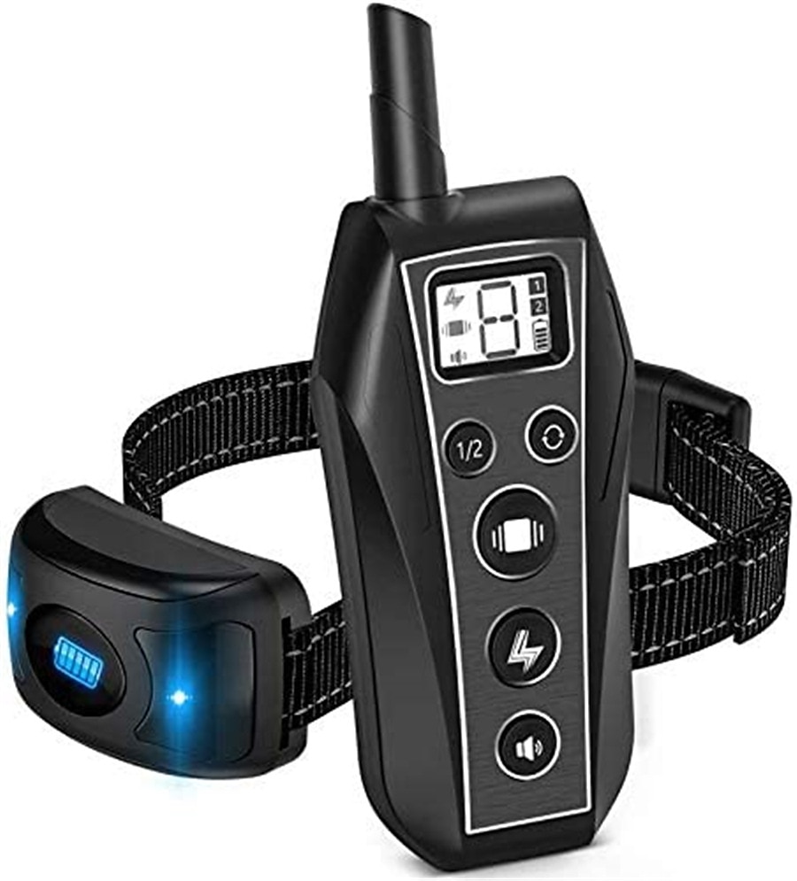 nessun shock 800m collare di addestramento per cani da compagnia beep collare di vibrazione collare di addestramento a distanza umano impermeabile ricaricabile del 2025 a €57.99 –P7