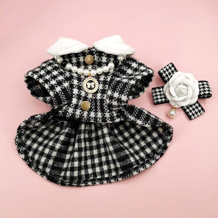 Câini Pisici Rochii Modă Drăguţ Iarnă Απαλό Lavabil Comfortabil În aer liber Petrecere Îmbrăcăminte pentru câini for Bichon Frise Pudel Pomeran un Animalut Fluture 2025 - $30.99 –P8