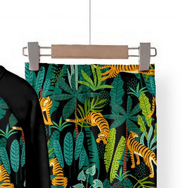 Băieți 3D Tigru Seturi de pijamale Manșon Lung Tipărire 3D Toamnă Iarnă Modă Misto Zilnic Copii 3-12 ani Stil Nautic Casă Casual Interior Fit regulat 2026 - $16.49 –P5