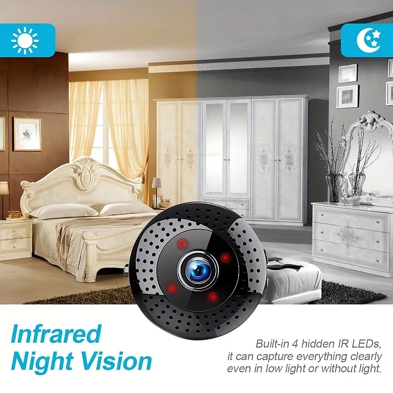 Wifi HD Wireless IP Camera 4K 200W WiFi Camera Mobile Phone Remote Monitoring Built-in Battery Night Vision Function 140 Degree Wide Angle 2025 - $58.99 –P5