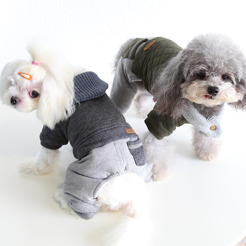 Dog Cat Jumpsuit Fashion Ordinary Winter Soft Washable Comfortable Outdoor Casual Daily Dog Clothing for Bichon Frise Poodle Pomeranian Baby Pet Papillon 2025 - $30.99 –P2