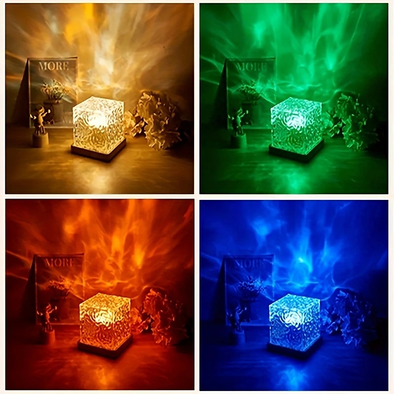 Lampe de Table Décorative Artistique Batterie Li intégrée Pour Chambre à coucher ABS Transparent de 2025 ? $35.99 –P5