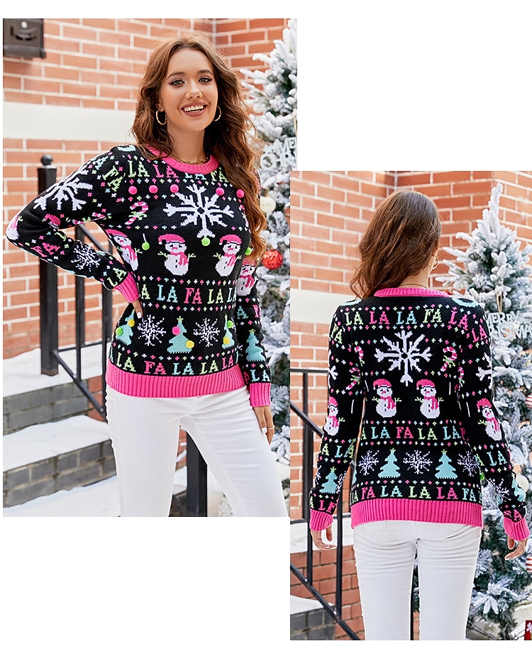 Anime Biskop Ful jultröja Pullover Jumper Snögubbe Rolig för Dam Vuxna 3D-utskrift för Jul Karnival Nyår Fest Ledigt / vardag 2025 - $38.99 –P2