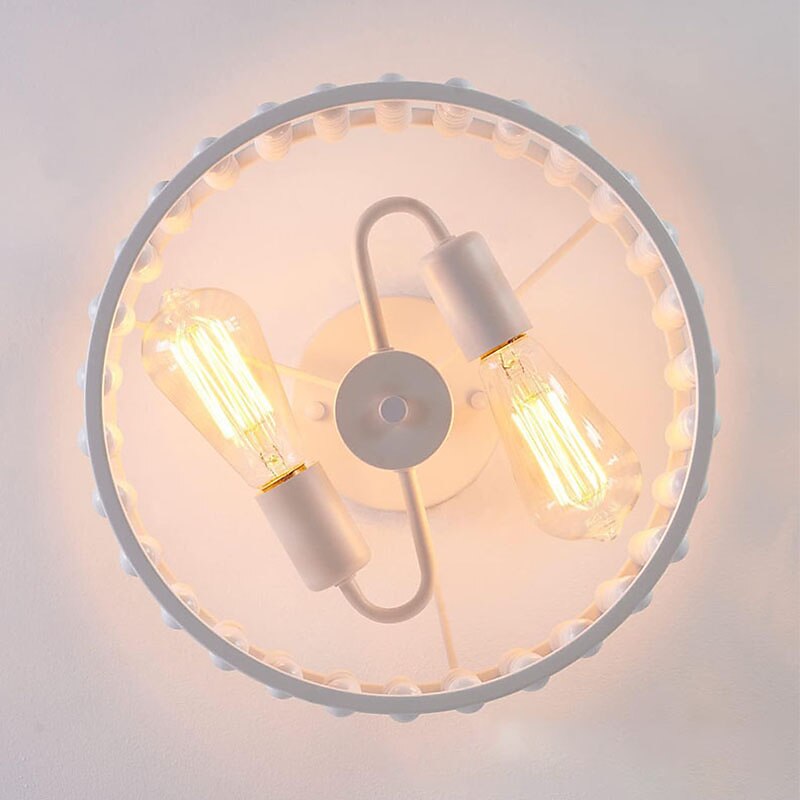 Bohemian Farmhouse Chandelier Wood Beaded Ceiling Light Fixture, Rustic Semi Flush Mount Ceiling Light Fixture, Black 2-Light Nursery Chandelier for Kitchen Island Foyer Hallway Bedroom Living Room, E26 Base 110-240V 2025 - $143.99 –P6